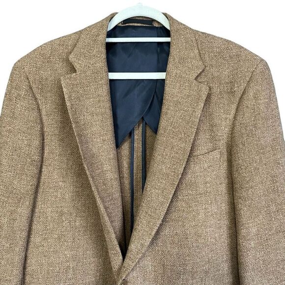 Tom James Wool Tweed Sports Coat 2 Button Blazer Jacket - Picture 2 of 10